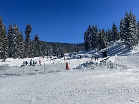 Dodge Ridge Ski Resort in Tuolumne County opened Friday after getting 19 inches of snow this week. More is expected as a winter storm warning is in place most of Saturday.
