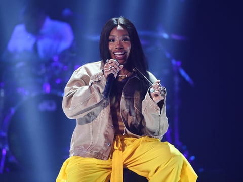 Singer SZA performs at Amazon Music's Prime Day concert at the Hammerstein Ballroom on Wednesday, July 10, 2019, in New York.