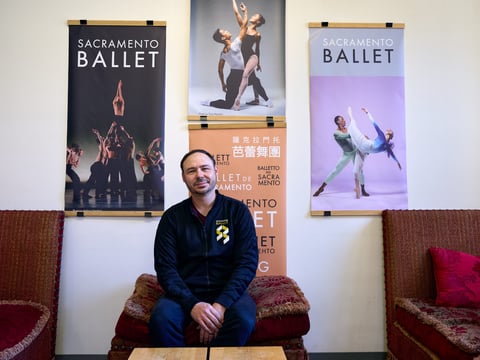 Anthony Krutzkamp, executive and artistic director for the Sacramento Ballet, assumed the dual role in 2021, four years after heading the company.