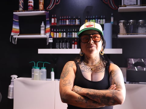 Les Tattoo owner Maricelia Dominguez.