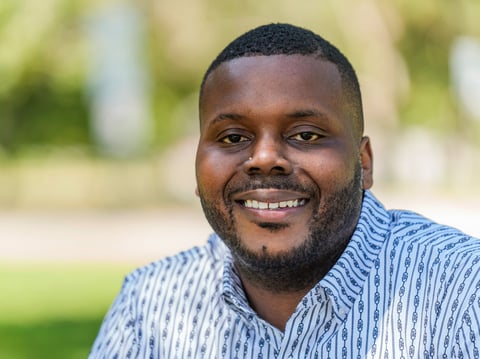 Former Stockton Mayor Michael Tubbs poses in Los Angeles, Monday, July 15, 2024. Tubbs says he is running for lieutenant governor of California.