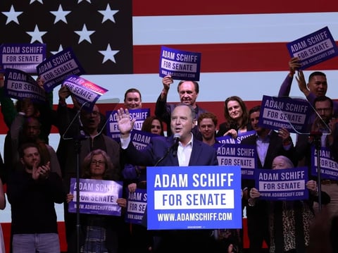 California Rep. Adam Schiff, a Democrat, is calling on President Biden to step aside as the party's nominee for president.
