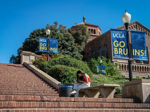 The UCLA campus in Los Angeles on Feb. 18, 2022.