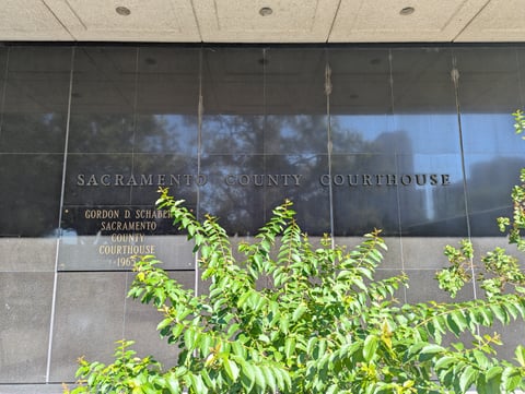 The Gordon D. Schaber Sacramento County Courthouse in Downtown Sacramento on July 17, 2024.
