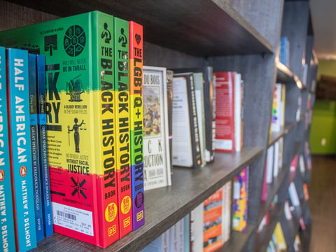 Underground Books highlights books that share the lived experiences of LGBTQ+ and BIPOC people, which accounted for 47% of book titles targeted for censorship in 2023.