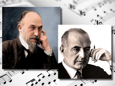 Erik Satie (L) and Samuel Barber (R) are best known for a single work, but have written so much more.