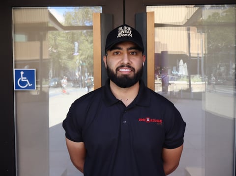 Alan Jimenez is pictured outside the future site of Cafe Con Azucar on 7th and K Streets in downtown Sacramento, Calif.