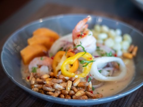 Ceviche pimentel from Chicha Peruvian Kitchen Wednesday, Sept. 25, 2024, at 1501 16th St. in Sacramento.
