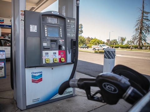 A Chevron gas station in Fresno on June 23, 2022.