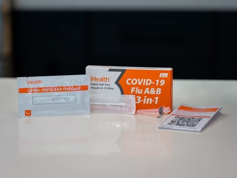 The FDA recently authorized the iHealth at-home test for the SARS-CoV2 virus and two strains of the flu virus.
