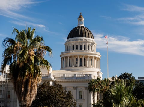 The dome is photographed at the California State Capitol, Aug. 5, 2024, in Sacramento, Calif.