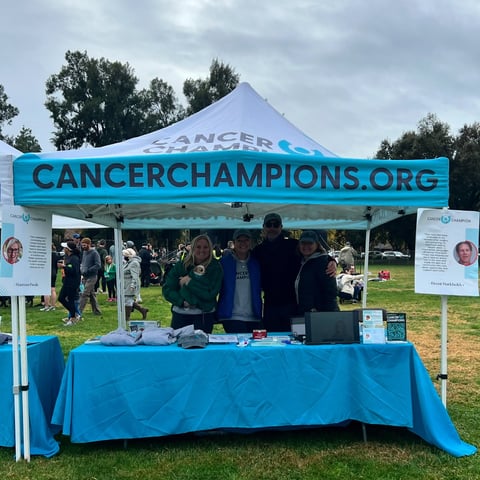Cancer Champions at A Change of Pace Davis Turkey Trot posted to Facebook on November 25, 2024.