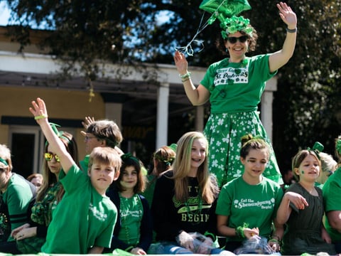 A file photo of a St. Patrick's Day Parade in Old Sacramento.