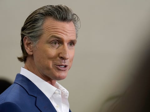 FILE - California Gov. Gavin Newsom speaks at a news conference in Sacramento, Calif., March 16, 2023.