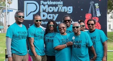Participants gather for Moving Day which raises awareness of Parkinson’s both nationally and in the local community.