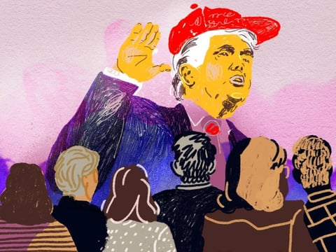 President Donald Trump’s administration has disrupted long-standing government norms. Yet even in California, many of his supporters remain steadfast.