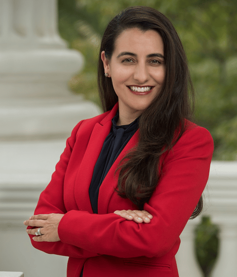 Democratic State Senator Monqiue Limón for the 21st Senate District which includes Santa Barbara County and parts of Ventura and San Luis Obispo Counties.