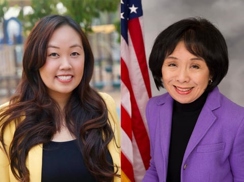 Sacramento City Councilmember Mai Vang (left) and Representative Doris Matsui (right)