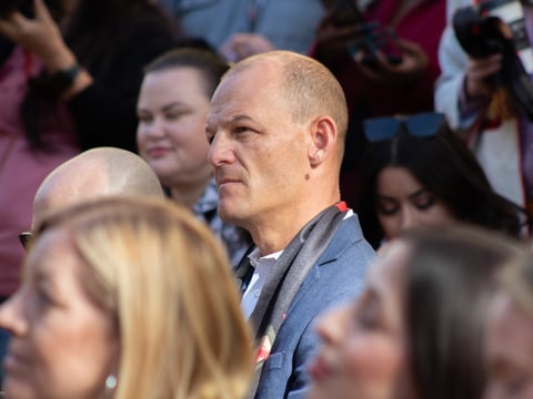 Sacramento Mayor Kevin McCarty during a press conference Thursday, Nov. 7, 2024, in Downtown Sacramento.