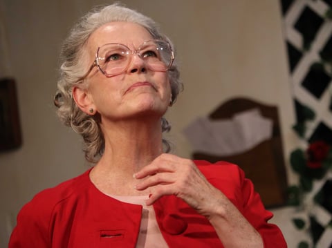 Janis Stevens as the titular Dorothea Puente in “Dorothea Puente Tells All,” showing at Big Idea Theatre through Nov. 1.