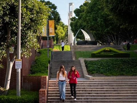 The Cal State Long Beach campus in Long Beach on April 24, 2024.