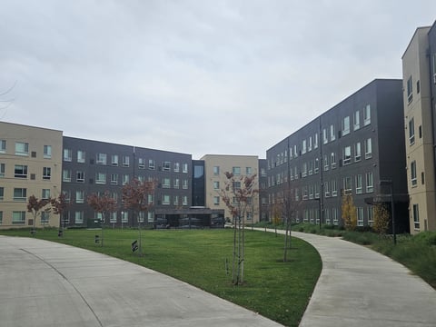 The Hornet Commons student living community on the Sacramento State campus Dec. 17, 2025.