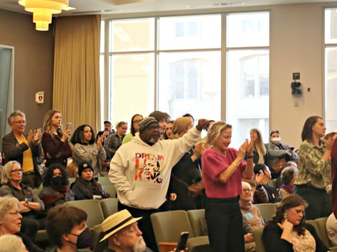 Over 90 people signed up for public comment on Sacramento reaffirming its sanctuary status at the city council meeting on Tuesday, January 27.