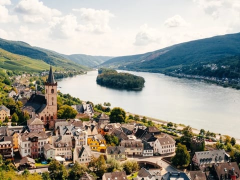 The Rhine River, Germany