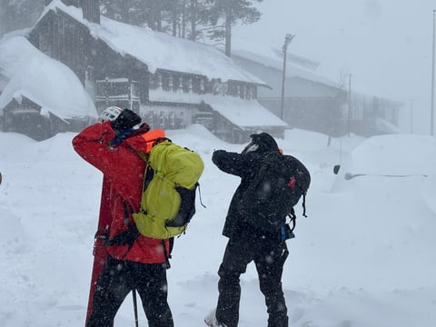 Emergency responders deploy to rescue six skiers and find others caught in an avalanche in the Castle Peak area near  Truckee Feb. 17, 2026.