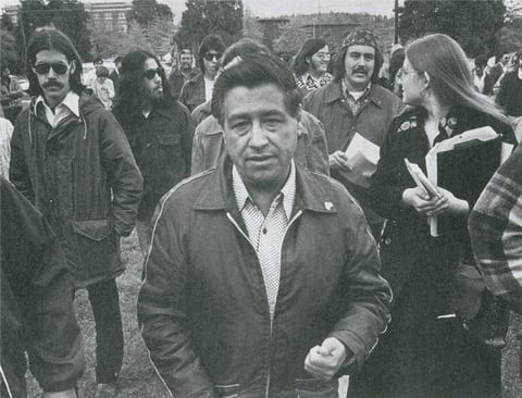 Cesar Chavez visited Cesar Chavez College — a now-closed college in Oregon — in 1974, a year after it opened.
