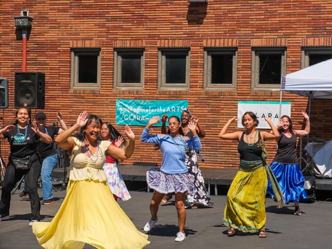 Dancers perform at the CLARA’s 10th birthday celebration, Saturday, April 4, 2026.