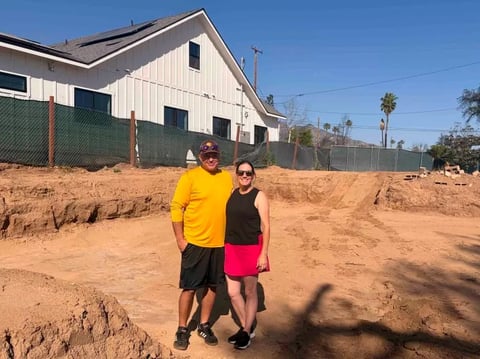 Jason and Colleen Warnesky are among the dozens of families in Altadena, Calif., who have opted to rebuild with manufactured homes, following the 2025 Eaton Fire.