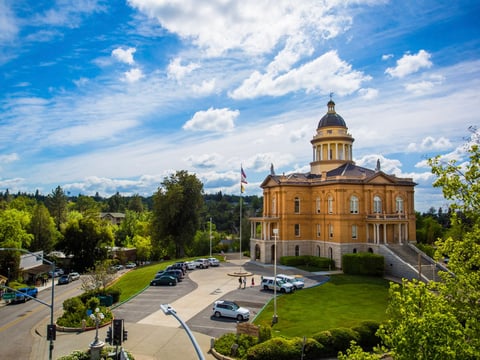 The Placer County Superior Court's Historic Courthouse in Auburn, Calif.