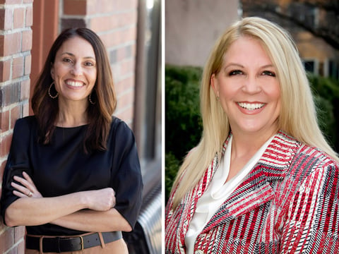 Placer County District 2 Supervisor Shanti Landon, left, and Lincoln City Councilmember Holly Andreatta are running for the District 2 seat on the Placer County Board of Supervisors in the June 2 primary.