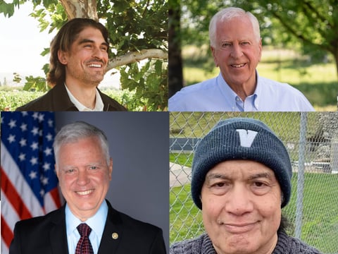 A collage of the four candidates running for District 4.