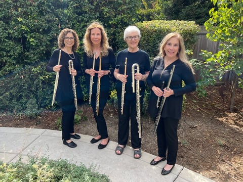 The Sacramento-based flute quartet FluteSong4