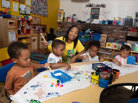 Yolanda Thomas is a 27-year family daycare and preschool provider. Her business, Best Beginnings, is based in Contra Costa County.