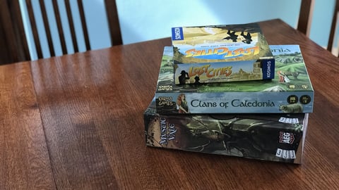 You can't play games like Lost Cities and Mystic Vale with your friends in person right now, but you can still play them online.