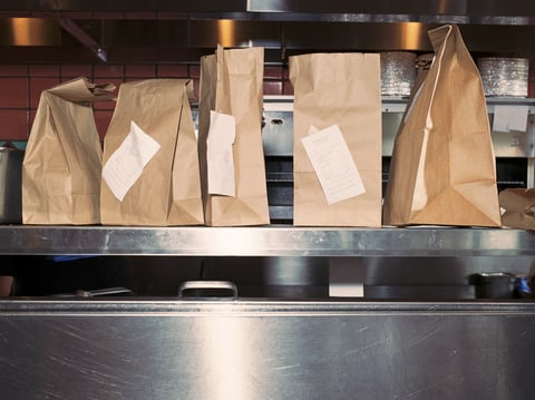 The food service industry is relying on takeout and delivery orders to keep businesses afloat and maintain effective social distancing for customers and workers.