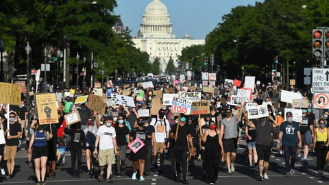 For the many Americans who have been protesting for racial equity and and an end to police brutality, there's a risk they've been exposed to coronavirus — and could bring the virus home to loved ones. Luckily there are smart ways to mitigate those risks.