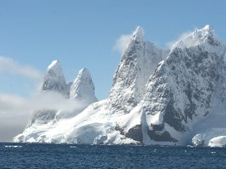 A scene in Antarctica