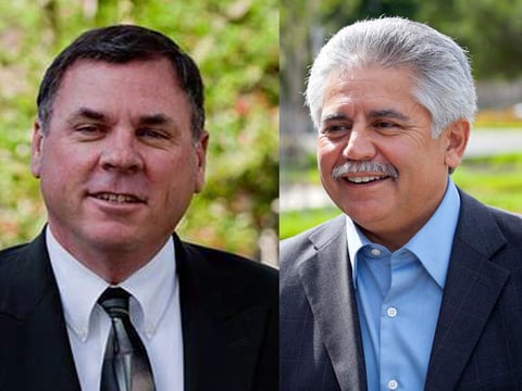Pat Withrow (left), Steve Moore (right)
