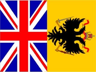 Flags of Great Britain & Austrian Empire