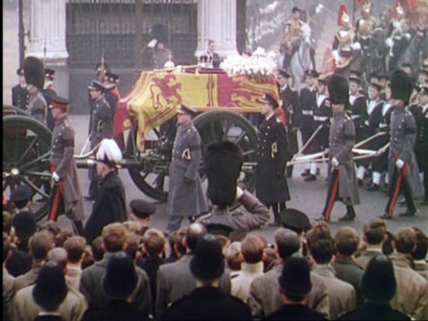 Funeral procession of King George VI of England, 1952