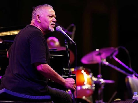 Pianist and composer Joe Sample, seen here at the 2010 Beirut Jazz Festival in Lebanon, has died at age 75.