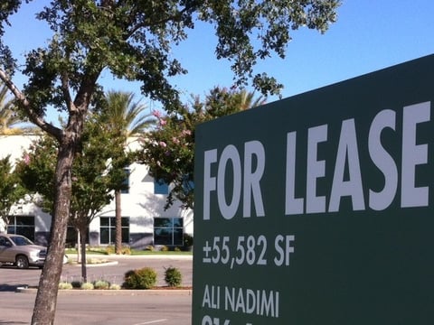 CBRE sign on Arena Boulevard -just down the street from the south entrance to Sleeptrain Arena