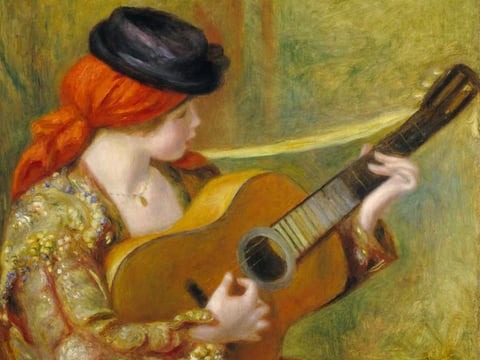 Renoir's "Young Spanish Woman with Guitar" (1898)