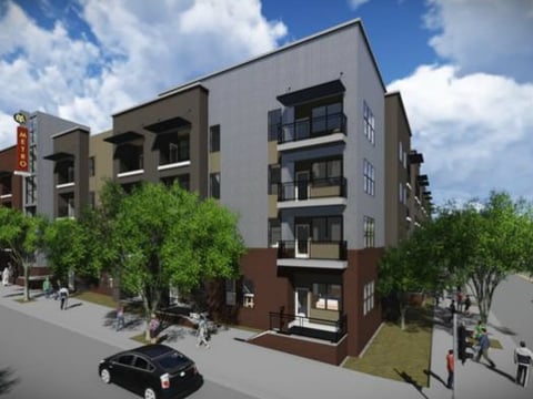 The first private project planned for the downtown railyard is a 200-unit affordable housing complex to be called Metro Crossing.
