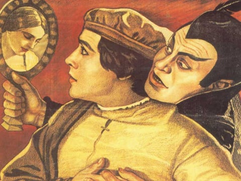 Poster art from the F.W. Murnau’s film of Faust (1926) 