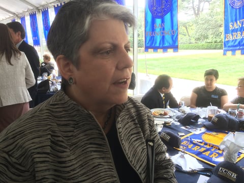 UC President Janet Napolitano (file photo)